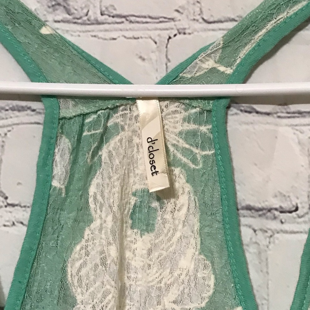 Sheer Floral Racerback Tank - Picture 5 of 5